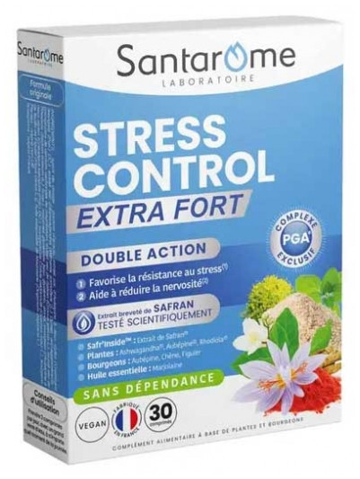 Santarome Stress Control Extra Strength 30 Tablets