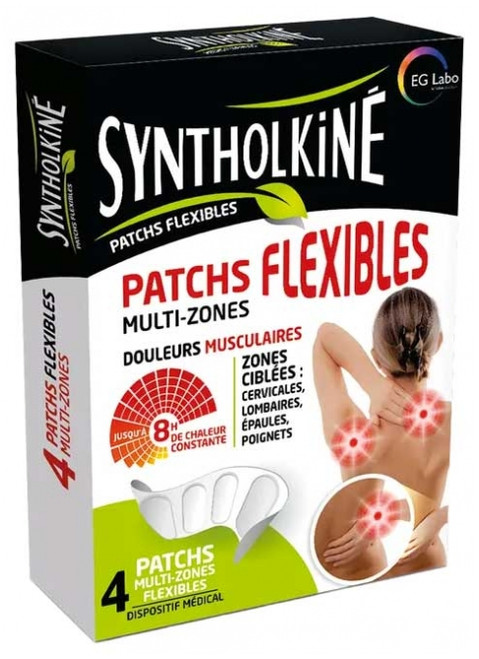 SyntholKiné Multi-Zone Muscle Pain Flex Patches 4 Patches