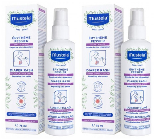 Mustela Diaper Rash Spray 2 x 75ml