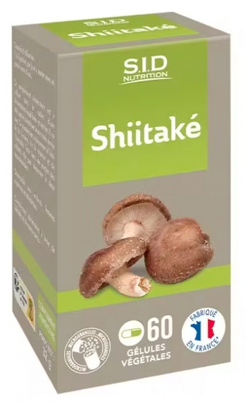 S.I.D Nutrition Shiitake 60 Vegetable Capsules