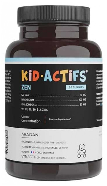 Aragan Synactifs KidActifs Zen 60 Gummies