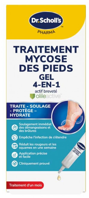 Scholl Athlete's Foot 4-in-1 Treatment Gel 10 ml