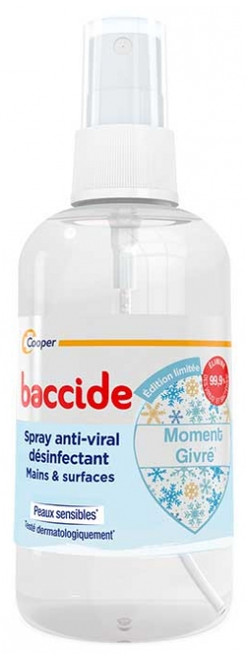 Baccide Anti-Viral Hand and Surface Disinfectant Spray Moment Givré 100 ml