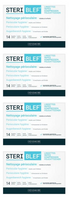Densmore Steriblef Sterile Wipes 4 x 14 Wipes