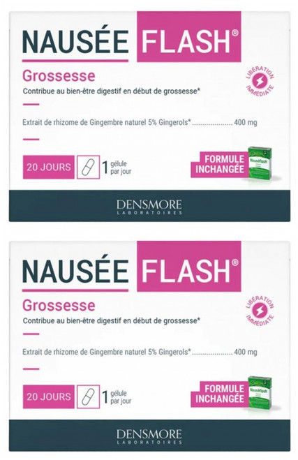 Densmore Suvéal Santé Nauséflash 2 x 20 Capsules