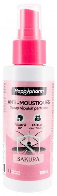 Mouspic Happypharm Scented Mosquito Repellent Spray 100 ml - Scent: Sakura