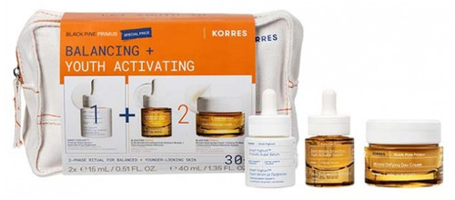 Korres Black Pine Balancing + Youth Activator Kit