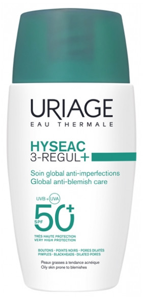 Uriage Hyséac 3-Regul + Global Anti-Imperfection Care SPF50+ 50 ml