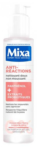 Mixa Anti-Reaction Gentle Non-Foaming Cleanser 150 ml