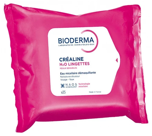 Bioderma Créaline H2O Micellar Cleansing Water 25 Wipes