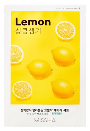 Missha Airy Fit Lemon Sheet Mask 19 g