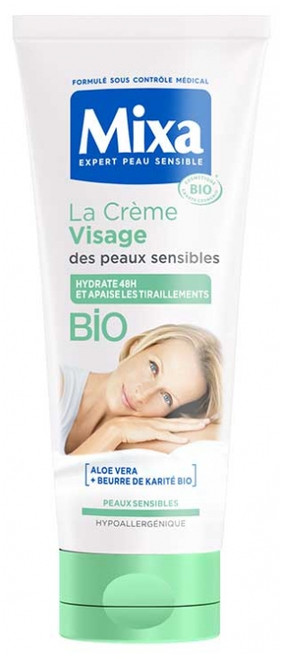 Mixa Organic Face Cream for Sensitive Skin 100 ml