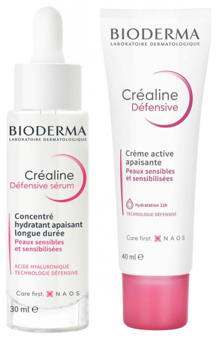 Bioderma Créaline Défensive Serum 30 ml + Créaline Défensive Active Soothing Cream 40 ml