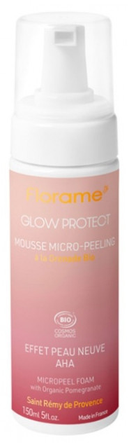 Florame Glow Protect Mousse Micro-Peeling Bio 150 ml