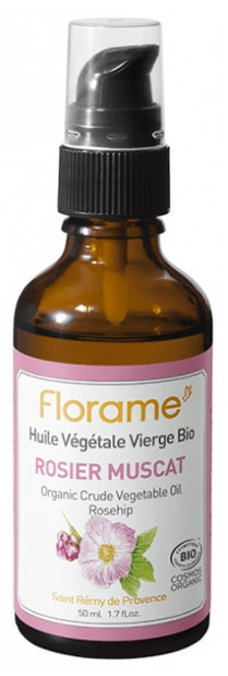 Florame Organic Virgin Rosehip Vegetable Oil 50 ml