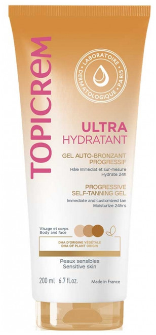 Topicrem Ultra-Moisturizing Progressive Self-Tanning Gel 200 ml
