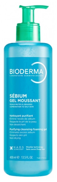 Bioderma Sébium Purifying Cleansing Foaming Gel 400ml