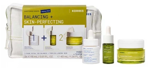 Korres Santorini Grape Balancing + Skin Perfector Set