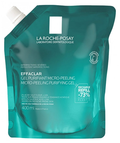 La Roche-Posay Effaclar Micro-Peeling Purifying Gel Eco-Refill 400 ml