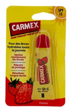 Carmex Moisturizing Strawberry Lip Balm SPF15 Tube 10 g
