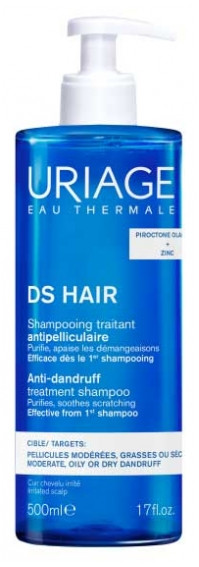 Uriage DS HAIR Anti-Dandruff Treatment Shampoo 500 ml