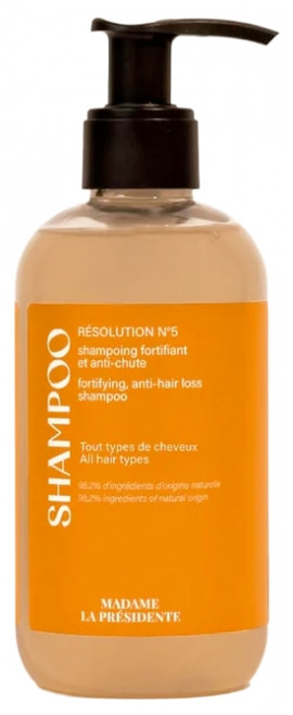 Madame la Présidente Résolution N°5 Fortifying and Anti-Hair Loss Shampoo for All Hair Types 250 ml