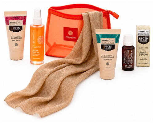 Arganicare Castor Oil Glow Travel Pouch