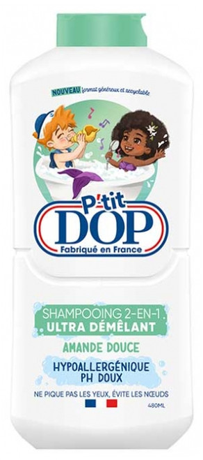 Dop P'tit Dop 2-in-1 Ultra-Detangling Shampoo Sweet Almond 480 ml