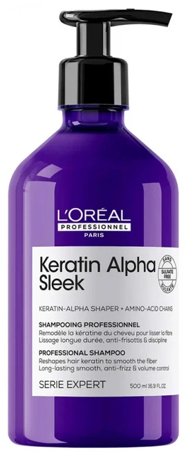 L'Oréal Professionnel Keratin Alpha Sleek Professional Shampoo 500 ml