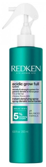 Redken Acidic Grow Full System Instant Density and Strength Spray for Fine and Flat Hair 190 ml