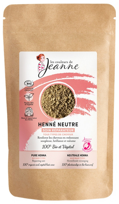 Les couleurs de Jeanne Organic Neutral Henna Repairing Care 100 g