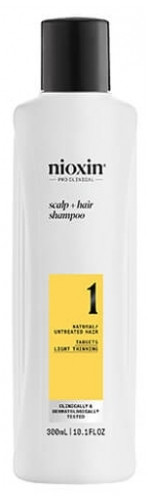 Nioxin System 1 Cleanser Shampoo for Natural Hair with Light Thinning 300ml
