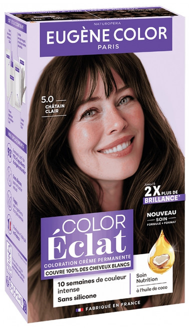 Eugène Color Color & Eclat - Les Naturelles Very Long Lasting Permanent Color - Hair Colour: 5.0 Light Chestnut