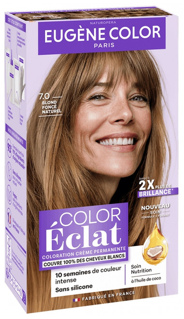 Eugène Color Color & Eclat - Les Naturelles Very Long Lasting Permanent Color - Hair Colour: 7.0 Natural Dark Blonde
