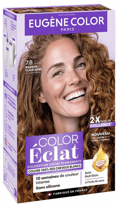 Eugène Color Color & Eclat - Les Naturelles Very Long Lasting Permanent Color - Hair Colour: 76 Light brown Gold