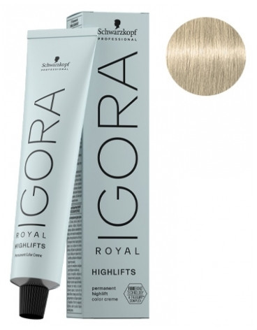 Schwarzkopf ProfessionalSchwarzkopf Igora Royal Highlifts 10-1 Extra Light Ash Blonde Permanent Color