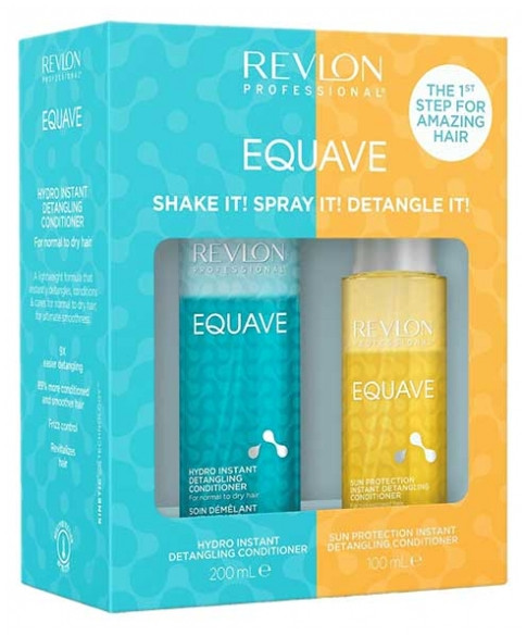 Revlon Professional Equave Instant Detangling Hydrating Conditioner 200 ml + Instant Detangling Sun Protection Conditioner 100 ml
