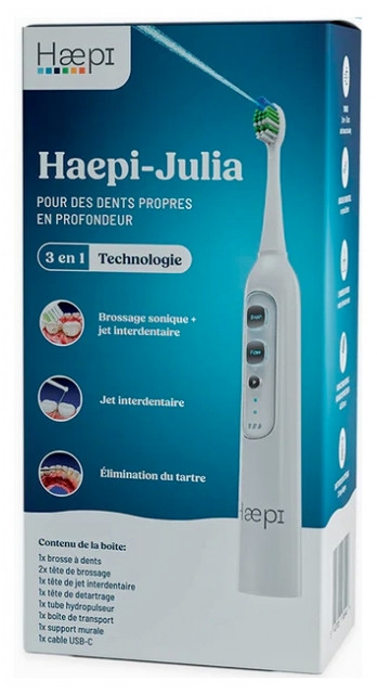 Haepi Julia 3-in-1 Electric Toothbrush with Jet