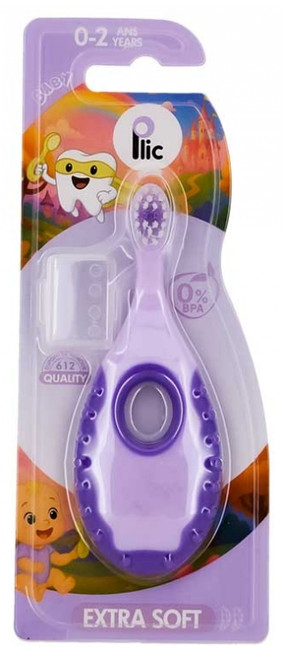 Plic Dental Baby Brosse à Dents Extra Souple Enfant 0-2 Ans - Colour: Purple