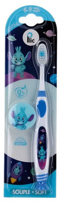 Plic Dental Junior Soft Toothbrush Child 6-9 Years - Colour: Blue