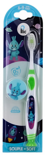 Plic Dental Junior Soft Toothbrush Child 6-9 Years - Colour: Green