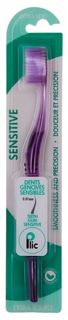 Plic Dental Sensitive Extra-Flexible Toothbrush - Colour: Purple