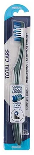 Plic Dental Total Care Toothbrush Medium - Colour: Green