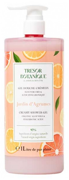 Trésor Botanique Creamy Shower Gel Citrus Garden 1 L