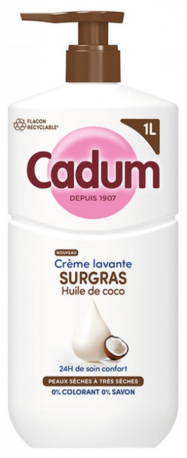 Cadum Creme Douche Surgras Coconut Oil 750 ml