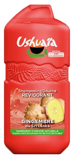 Ushuaïa Invigorating Ginger Shower Shampoo 280 ml