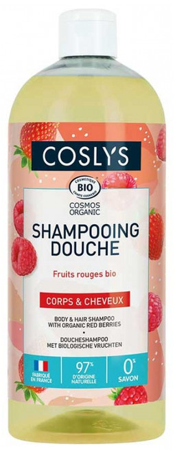 Coslys Organic Red Fruit Shower Shampoo 1 L
