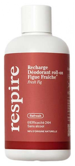 Respire Roll-On Deodorant White Tea Eco-Refill 150ml - Scent: Fresh Fig