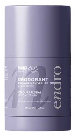 Endro Deodorant Stick 48 H Pro-Age Menopause Floral Velvet Organic 50 g