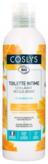 Coslys Intimate Hygiene Rebalancing Cleansing Care Organic Calendula 250 ml